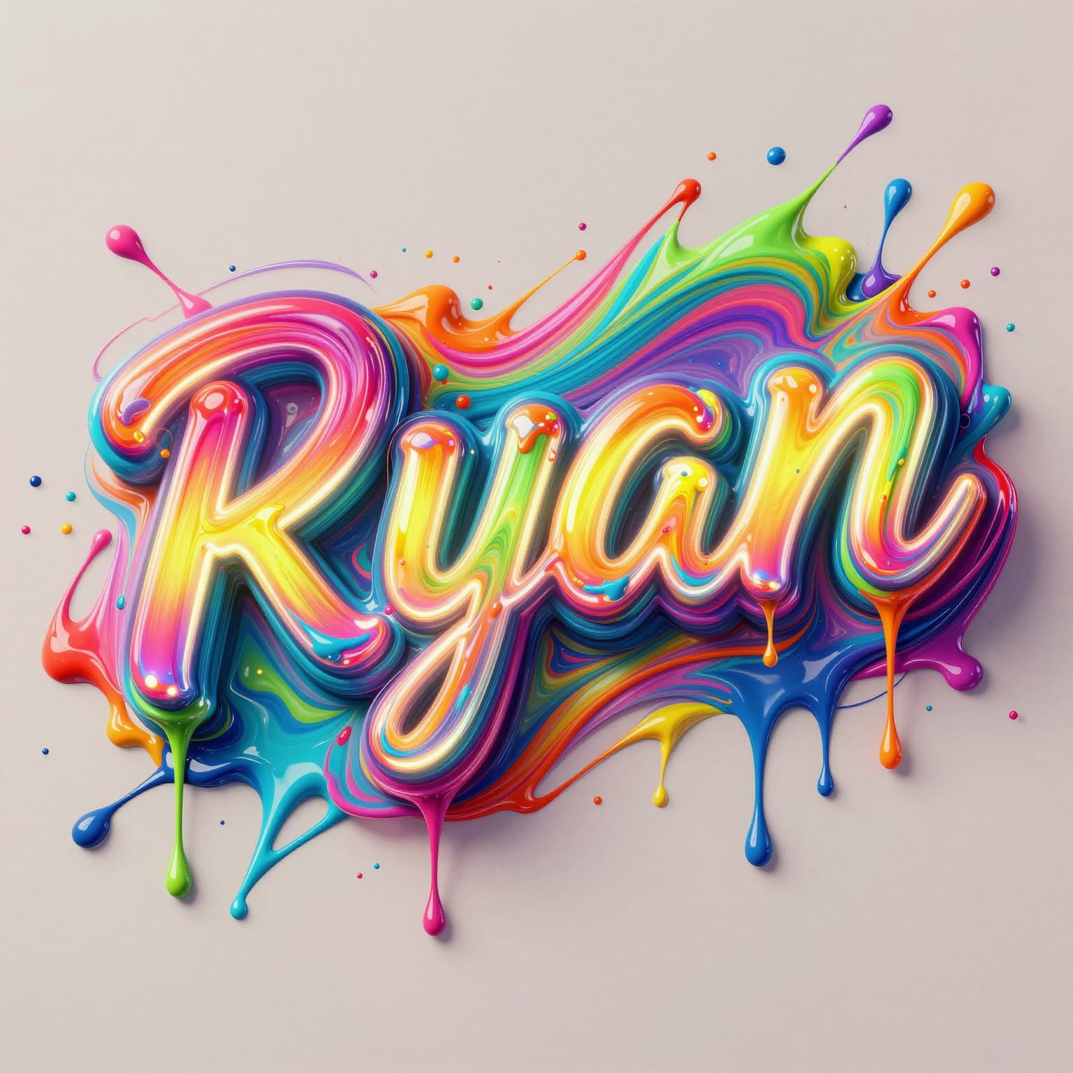 Ryan - Rainbow Paint